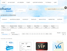 Tablet Screenshot of extensions.virtuemart.net