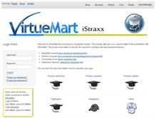 Tablet Screenshot of demo.virtuemart.net